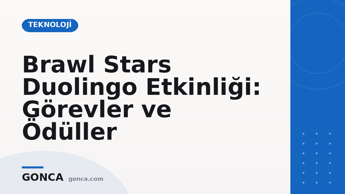 Brawl Stars Duolingo Etkinliği: Görevler ve Ödüller