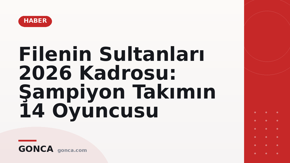Filenin Sultanları 2026 Kadrosu: Şampiyon Takımın 14 Oyuncusu