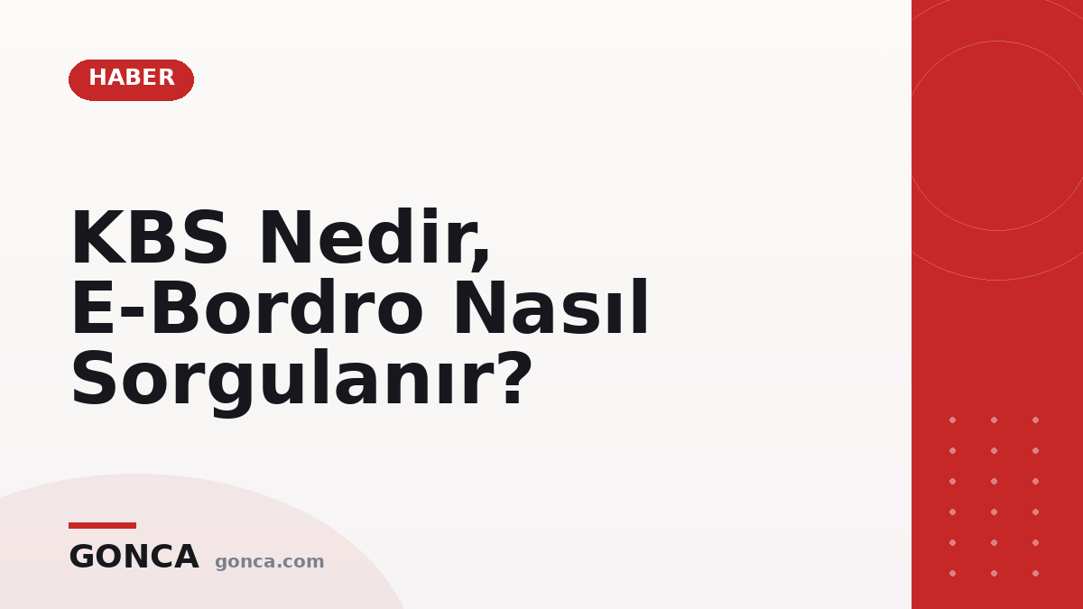 KBS Nedir, E-Bordro Nasıl Sorgulanır?