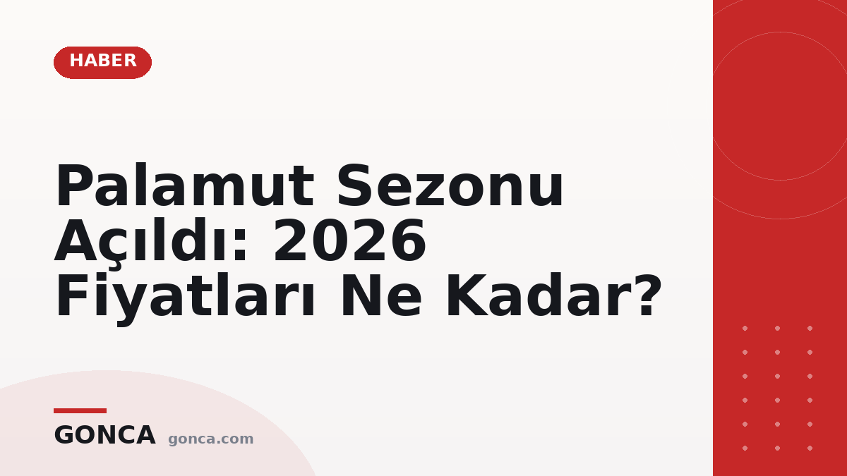 Palamut Sezonu Açıldı: 2026 Fiyatları Ne Kadar?