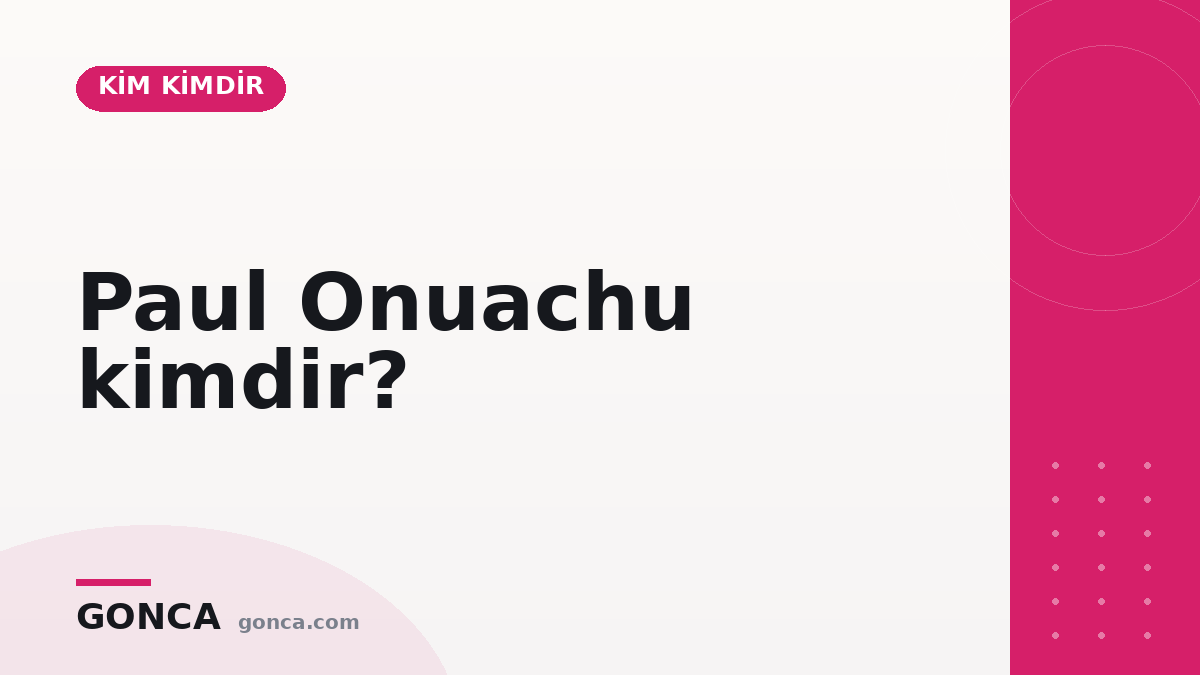Paul Onuachu kimdir?