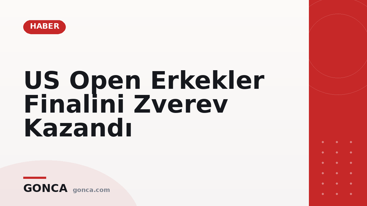 US Open Erkekler Finalini Zverev Kazandı