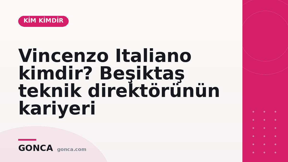 Vincenzo Italiano kimdir? Beşiktaş teknik direktörünün kariyeri
