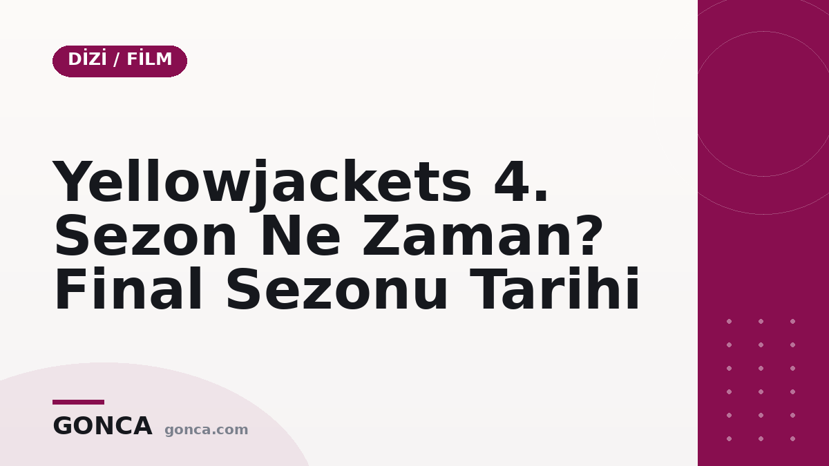 Yellowjackets 4. Sezon Ne Zaman? Final Sezonu Tarihi