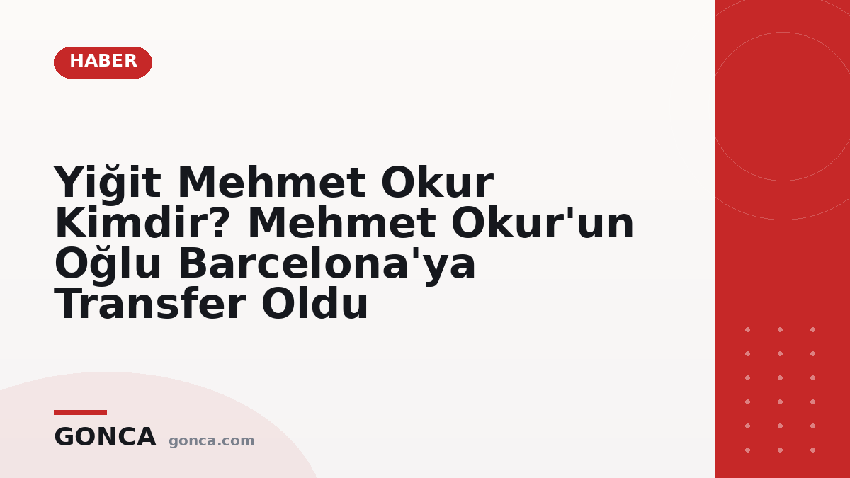 Yiğit Mehmet Okur Kimdir? Mehmet Okur'un Oğlu Barcelona'ya Transfer Oldu